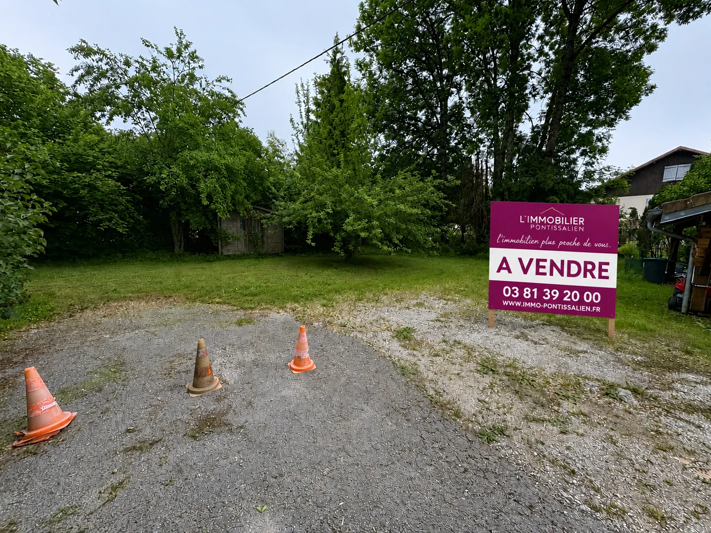 Terrain constructible de 496 m² à Pontarlier proche centre-ville
