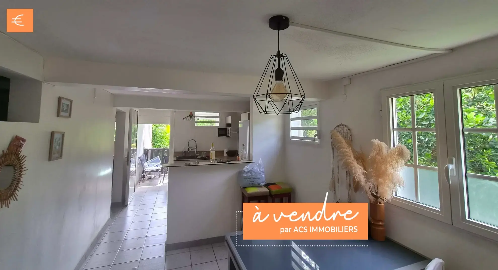 Appartement F3 meublé à Ducos, calme et proche commodités