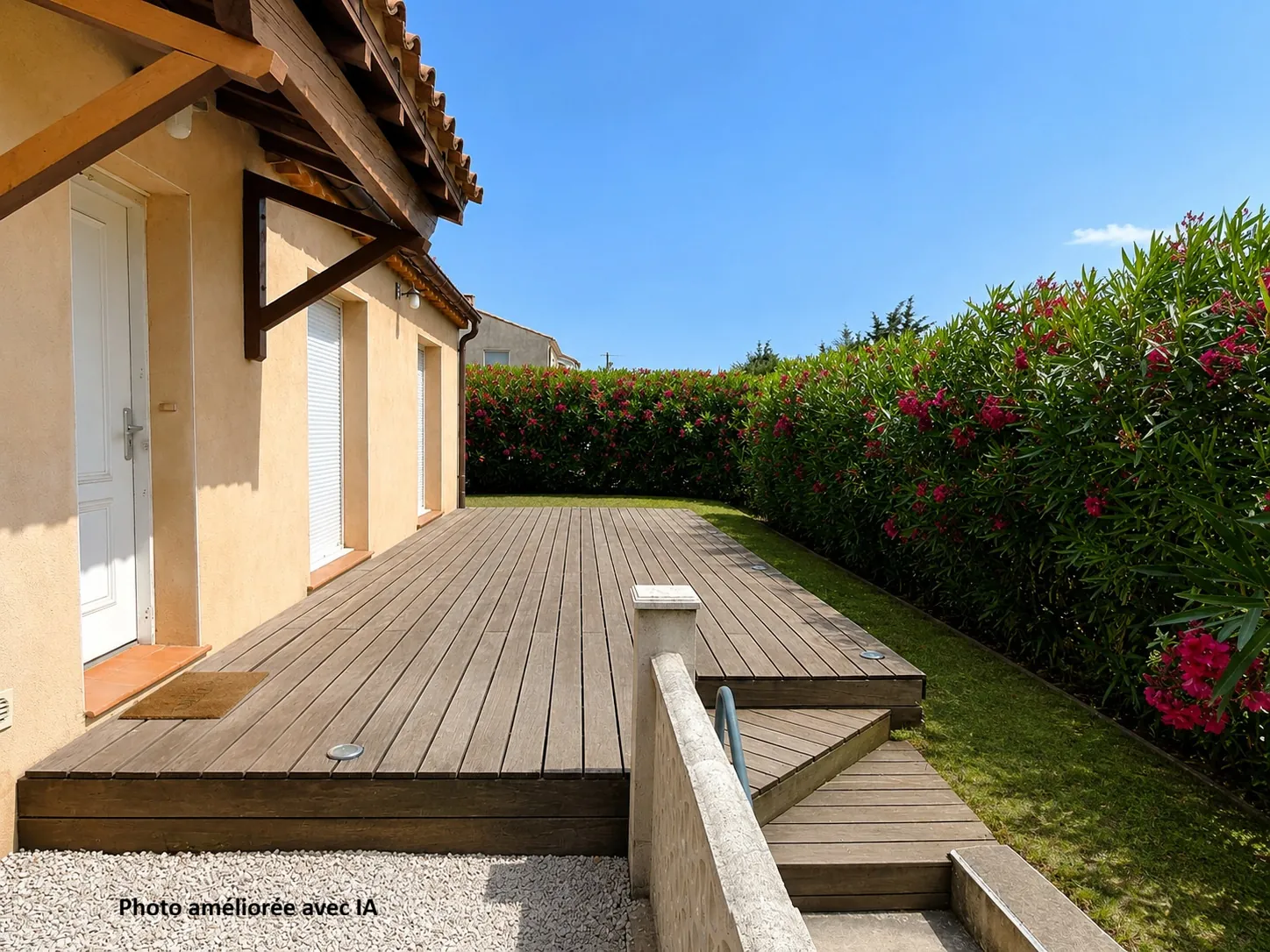 Maison de plain-pied à Clermont-l’Hérault avec jardin et garage