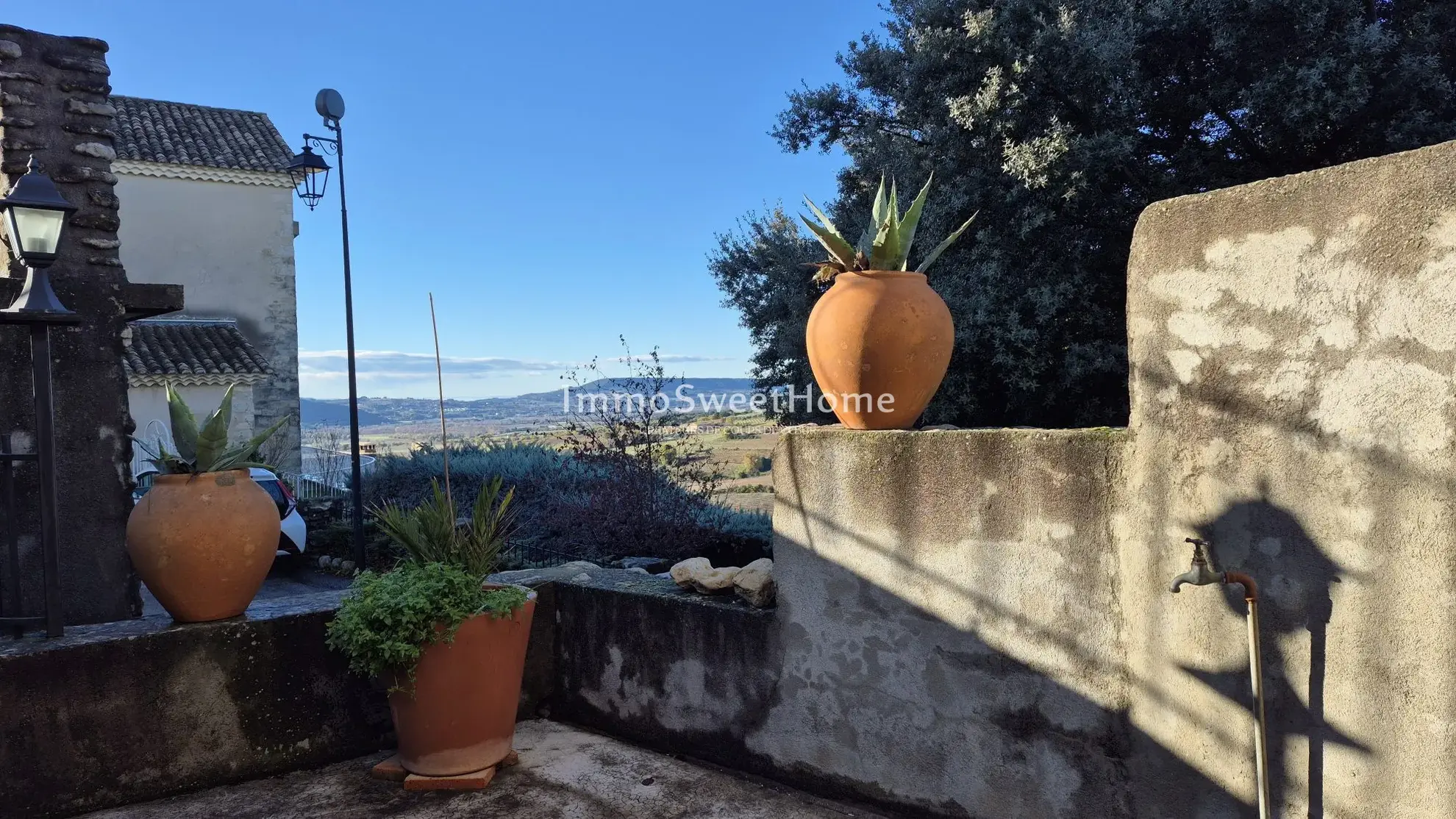 Maison de village avec terrasse et vue à Vinsobres - Charmante propriété à rénover