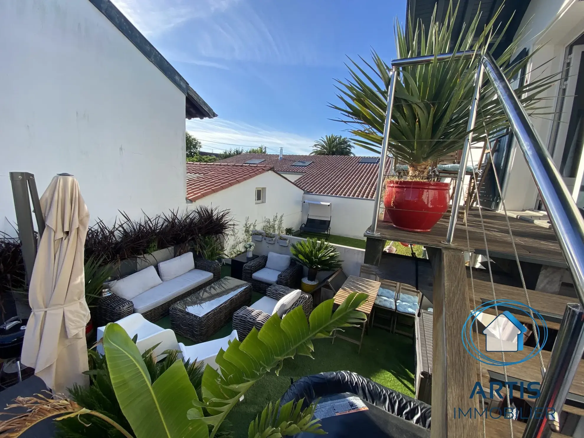 À vendre maison à Biarritz avec terrasse et parking, classe B énergétiquement efficace