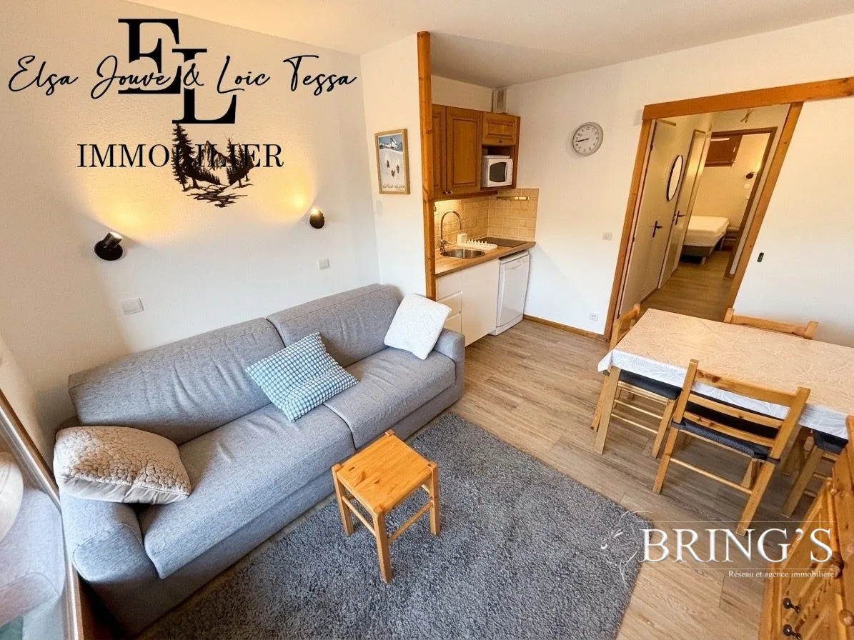 Appartement 2 pièces rénové avec balcon sud à La Joue du Loup