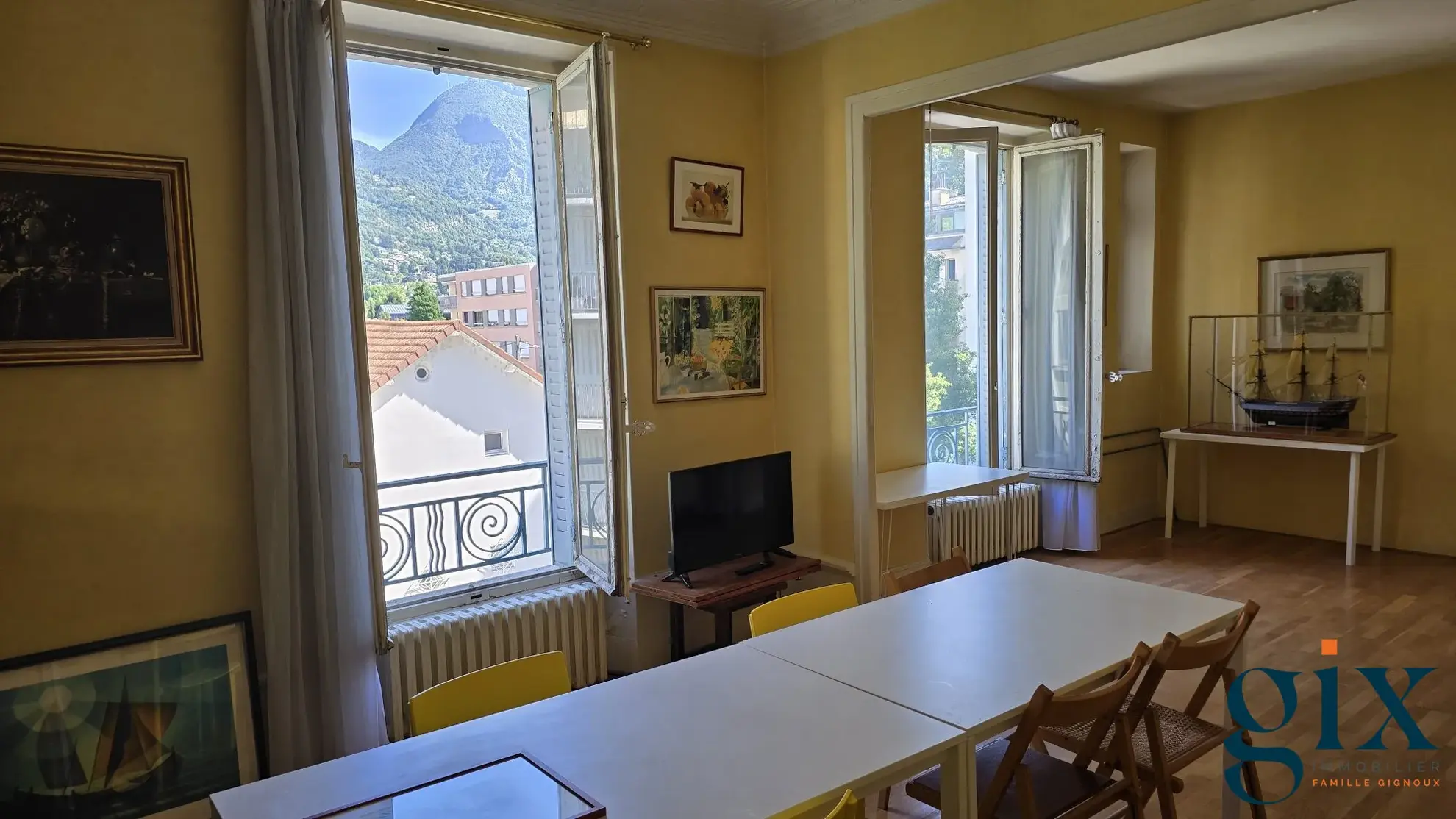 Appartement à rénover à Grenoble Ile Verte – T3/4 avec caves et potentiel de transformation