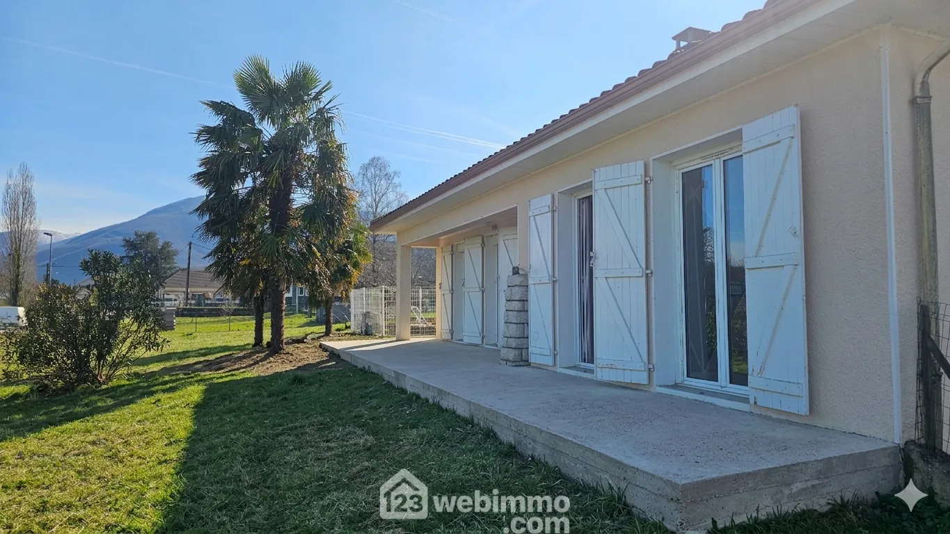 À vendre maison de 116 m² à Lestelle-Bétharram avec grand terrain et potentiel d'extension