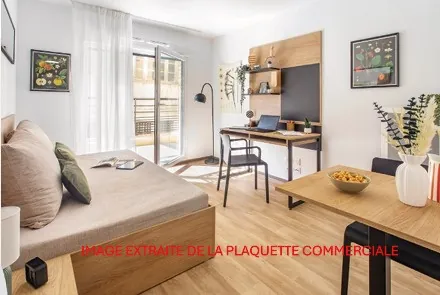 Studio à Tours de 25,29 m², livraison 2028, idéal investissement ou résidence principale