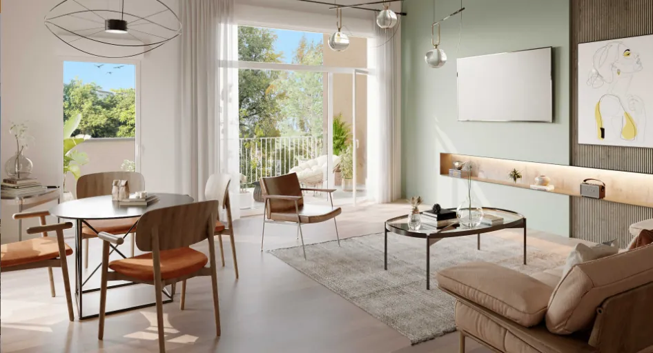 Appartement T3 neuf à Veretz (37270) avec parking et livraison en 2028