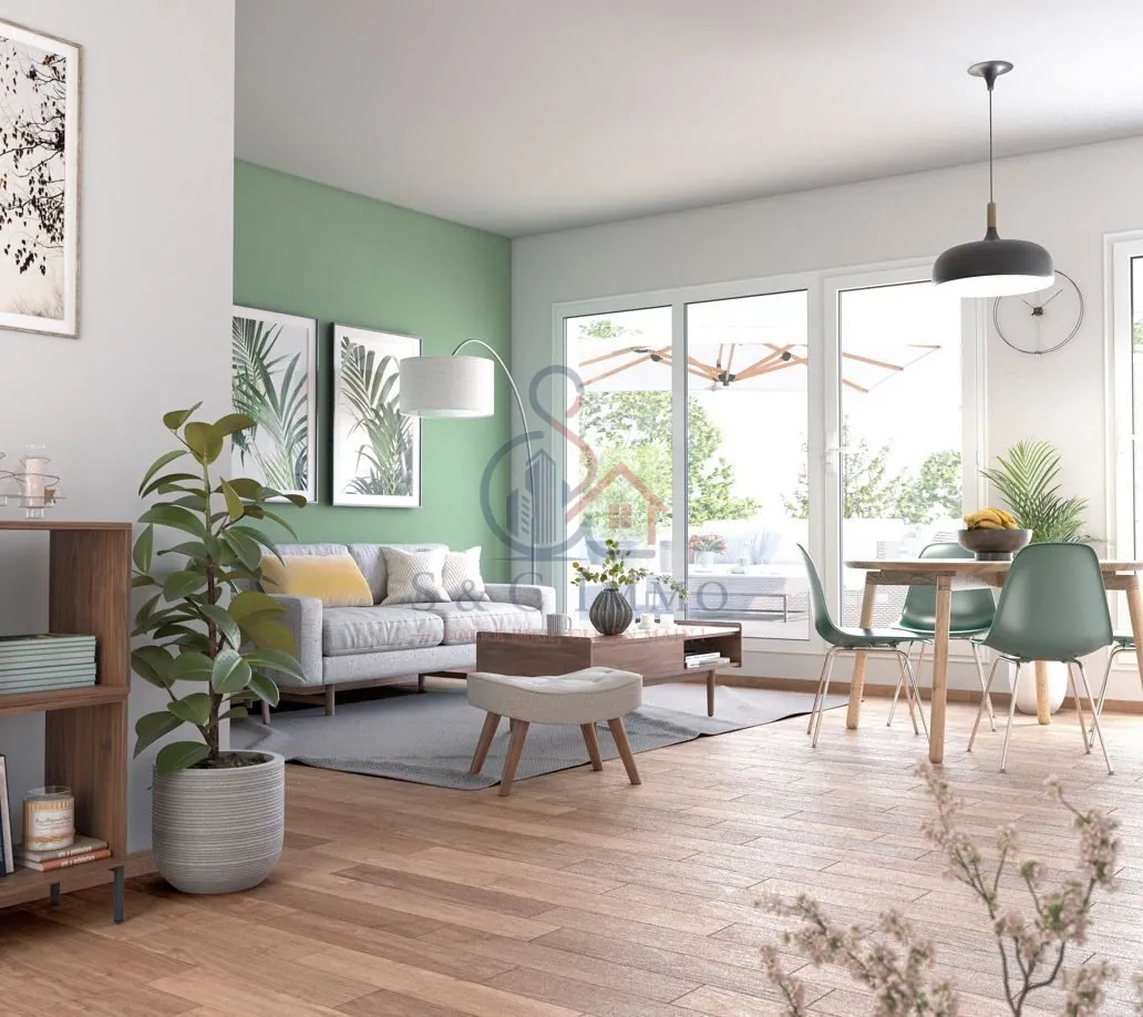 Vente d'un appartement T2 neuf à Melun avec terrasse et stationnement sécurisé