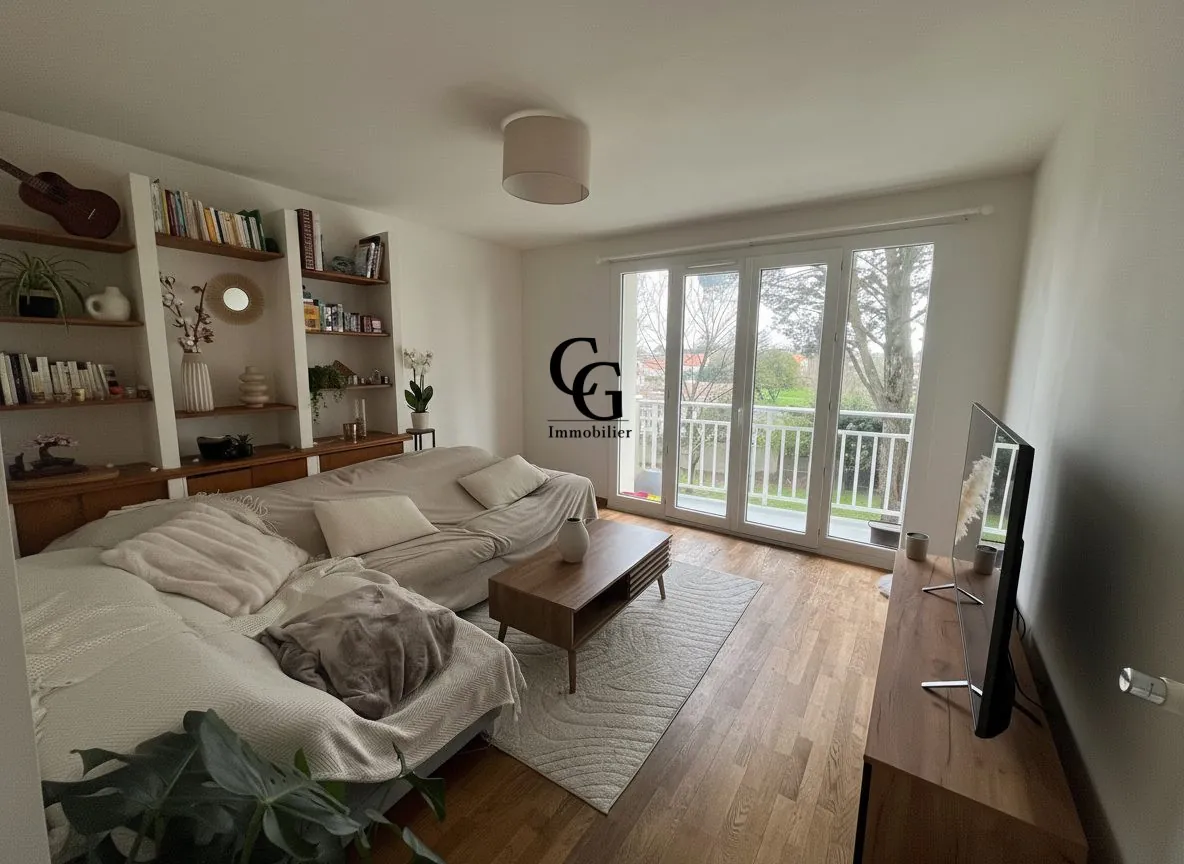 Appartement T3 à vendre à Rezé, 63,20 m², investissement locatif rentable