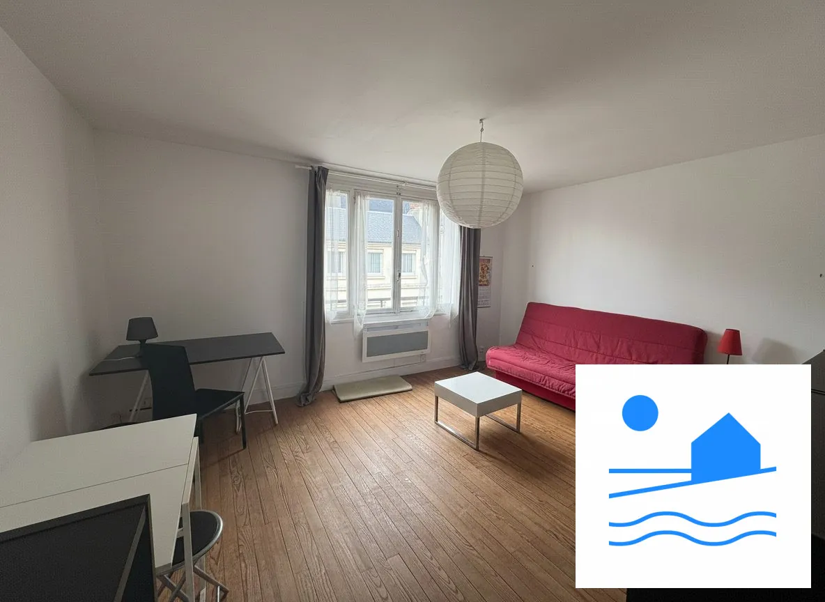 Studio de 29 m² avec cave au centre du Havre – Dernier étage