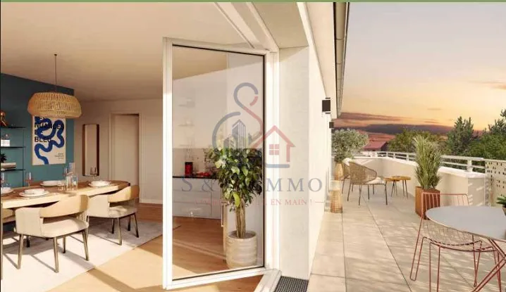 Appartement T2 neuf à vendre à Saint-Fargeau-Ponthierry avec balcon et parking sécurisé