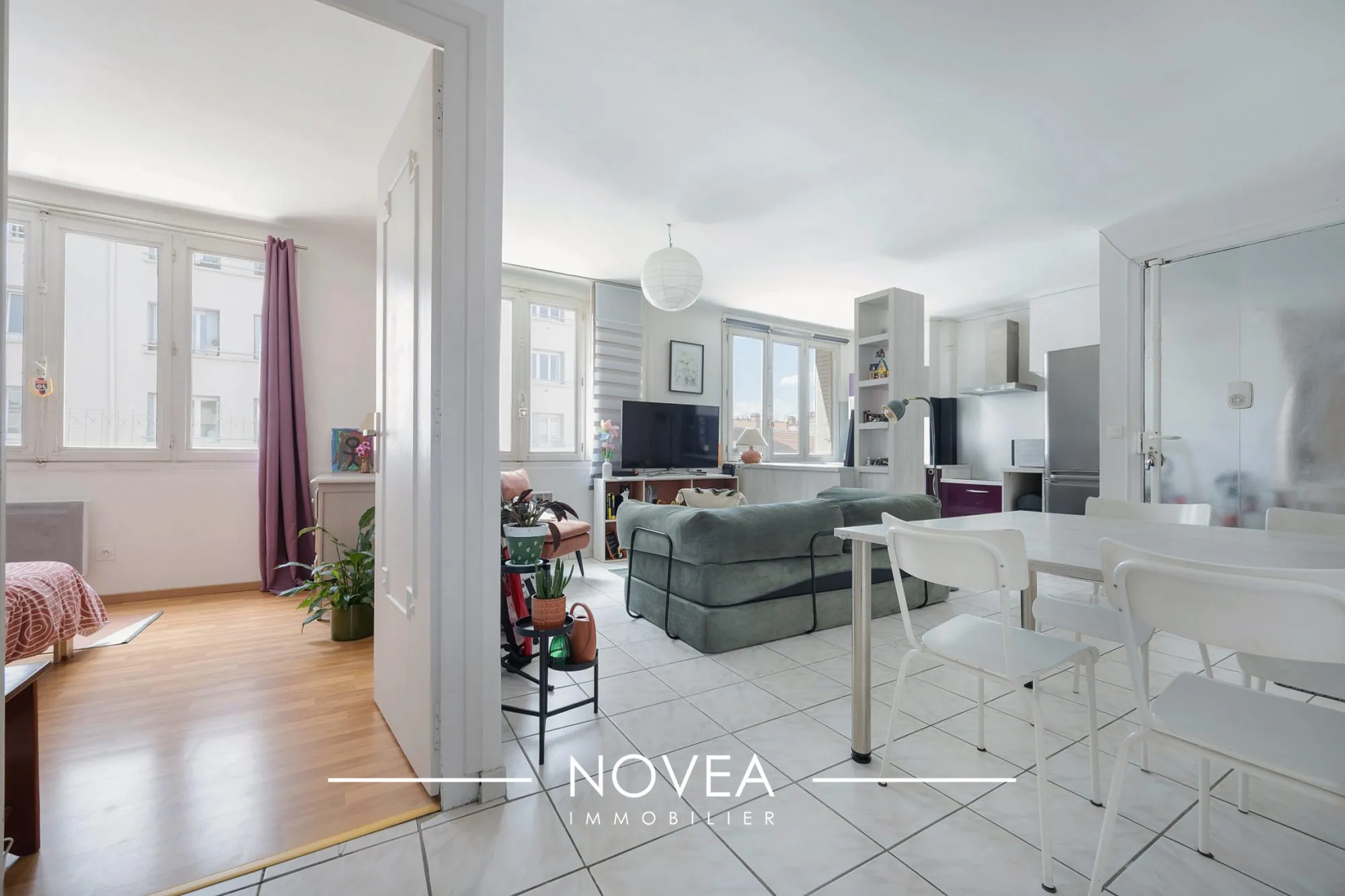 Appartement T3 lumineux de 60 m² dans le 7ème arrondissement de Lyon