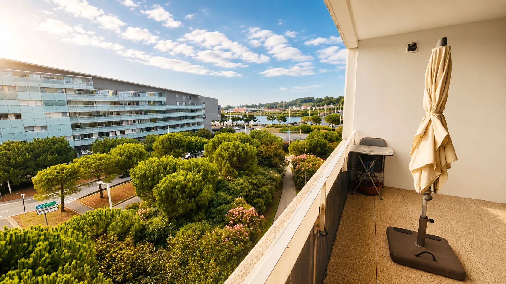 Appartement T2 avec terrasse et parking à Bayonne Rivadour