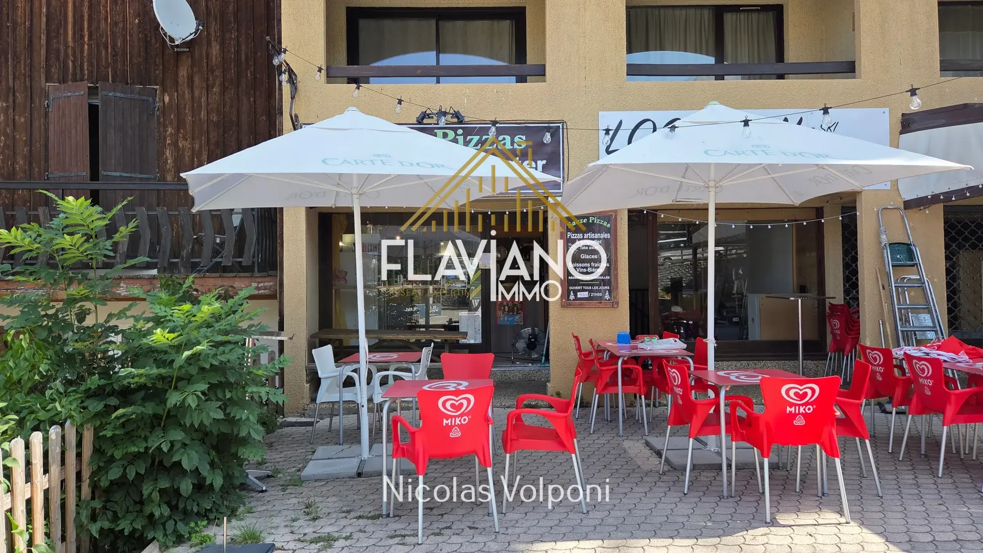 Fonds de commerce pour pizzeria de 50 m² au centre du Sauze