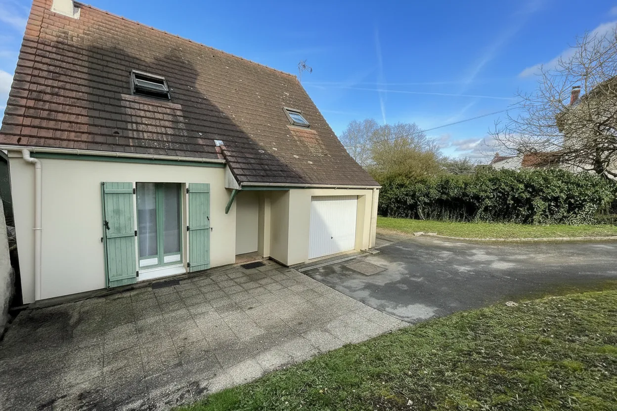 Maison 3 chambres avec garage et jardin proche gare à Nogent l'Artaud