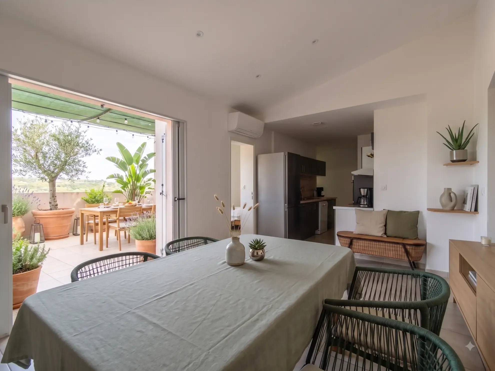 Appartement T3 en Dernier Étage avec Vue Panoramique à Grasse - Investissement Rentable