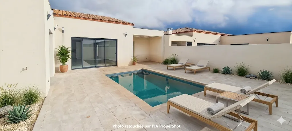 Villa moderne avec piscine à Narbonne - 3 chambres, garage, prête à vivre