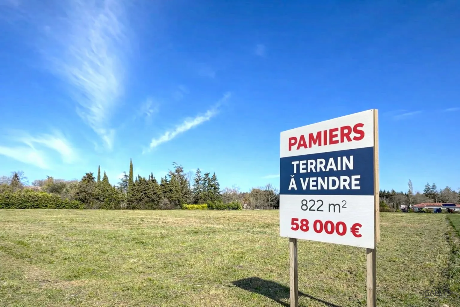 Terrain à vendre à Pamiers de 822 m², environnement paisible