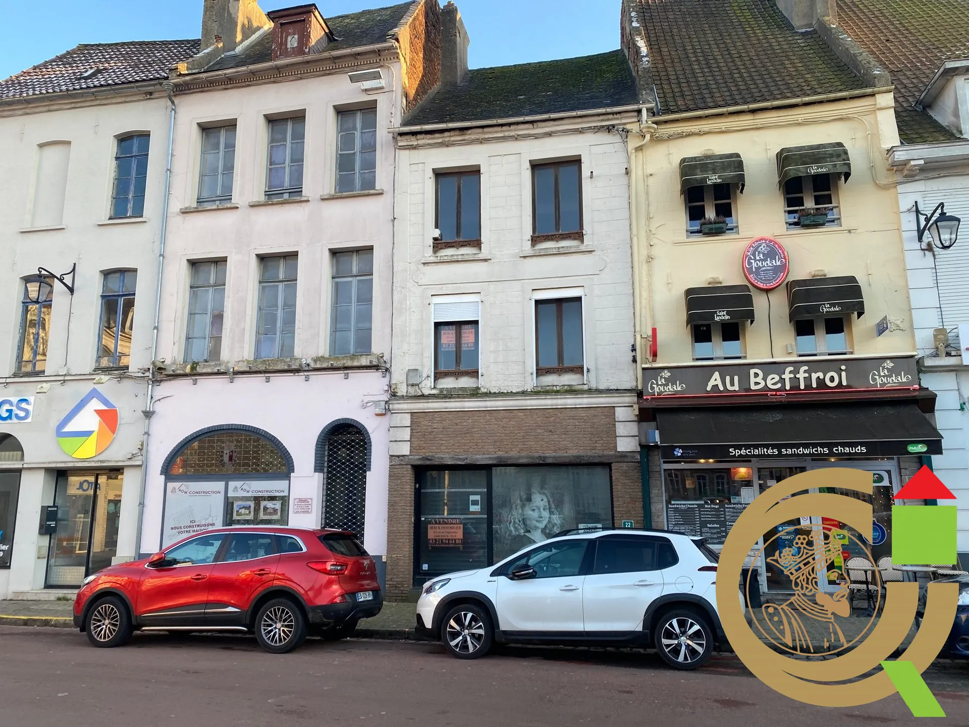 Immeuble avec local commercial à Hesdin – Idéal projets professionnels ou résidentiels