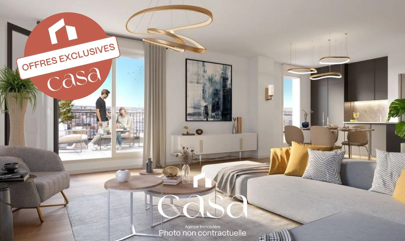 A vendre appartement 2 pièces avec balcon exposé sud à Ifs