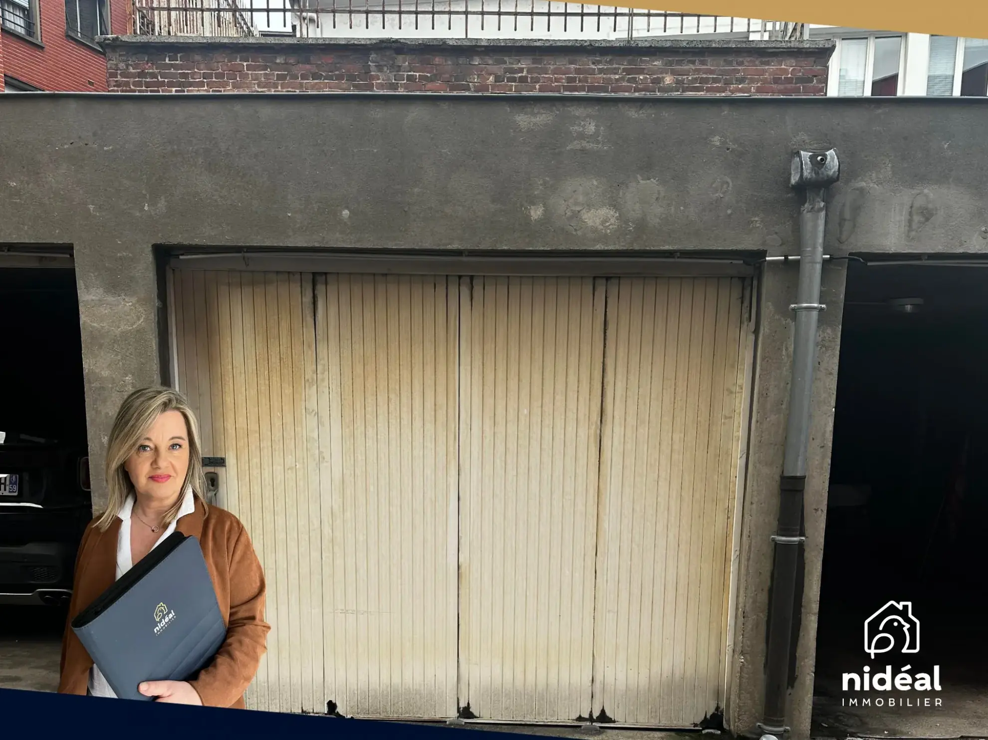 Garage sécurisé à vendre à Valenciennes, loué, idéal investissement immobilier