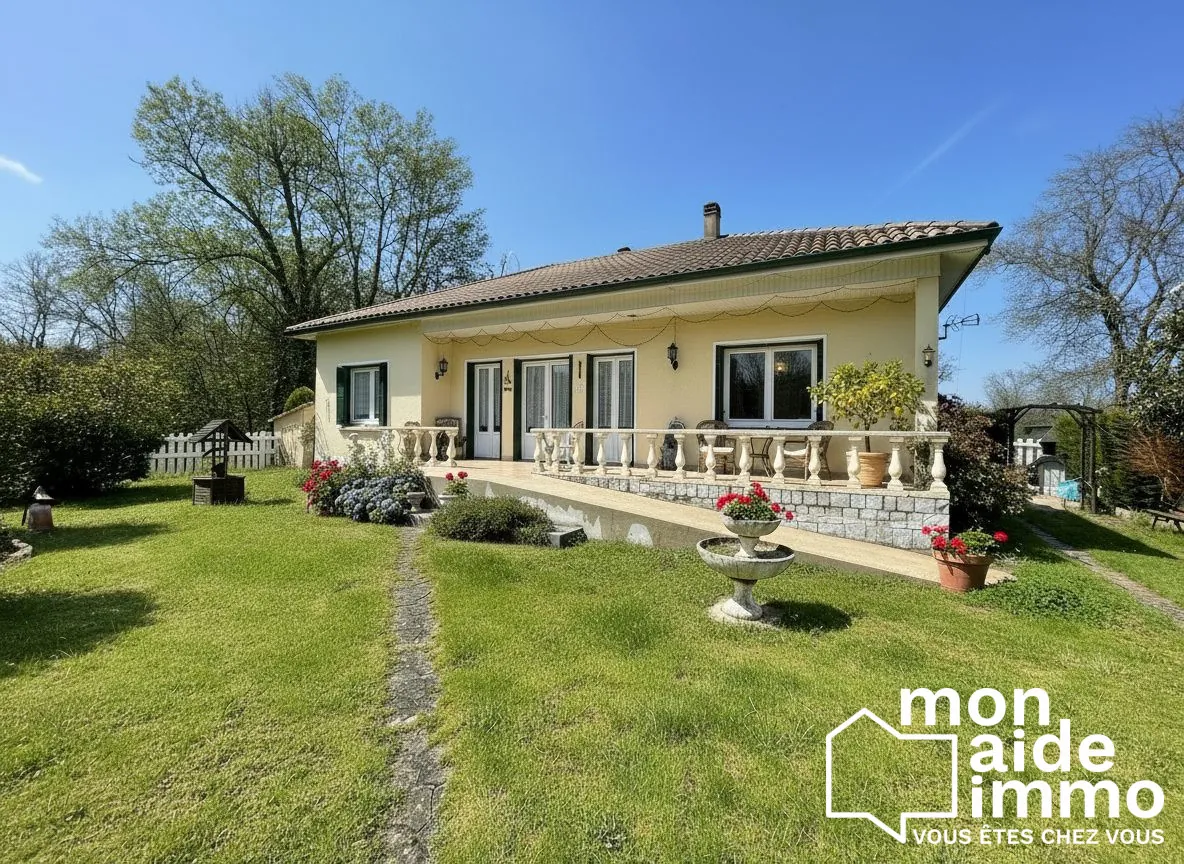 Maison de plain-pied avec vue sur la rivière à Coutras - 95 m²