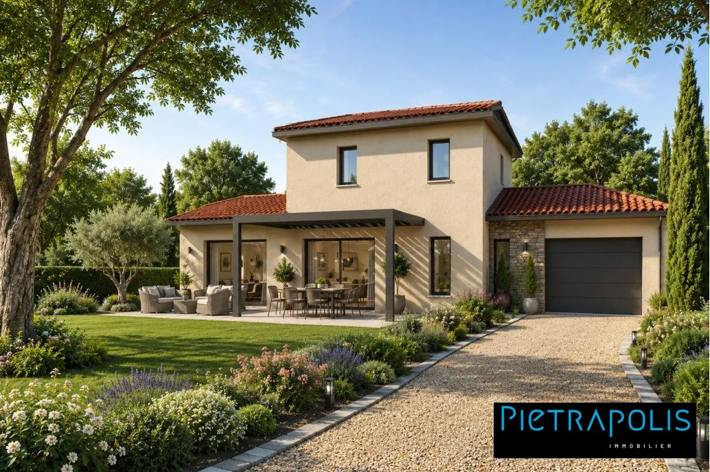 Terrain à bâtir de 556 m² à Arnas avec permis et projet clé en main