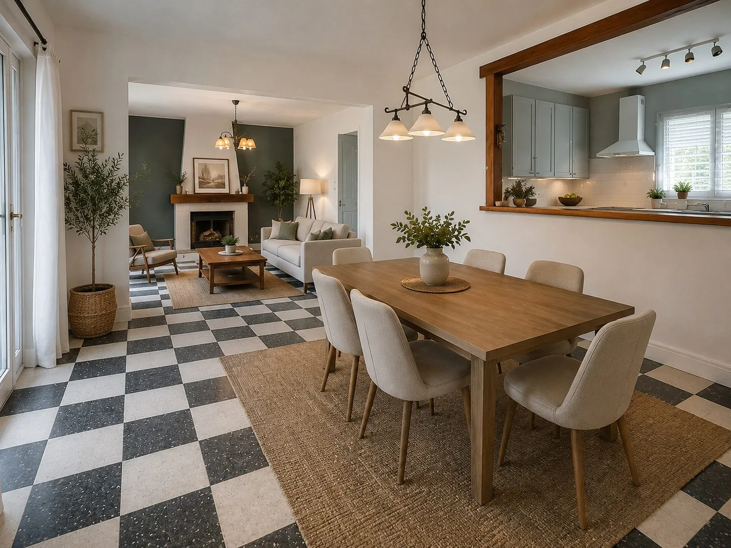 Séjour Maison familiale avec jardin à Châtres-sur-Cher – 3 chambres, terrasse, potentiel d’extension