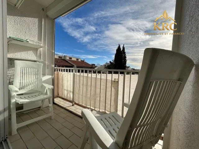 À vendre : Charmant studio de 28 m² avec parking près de la plage au Grau-du-Roi