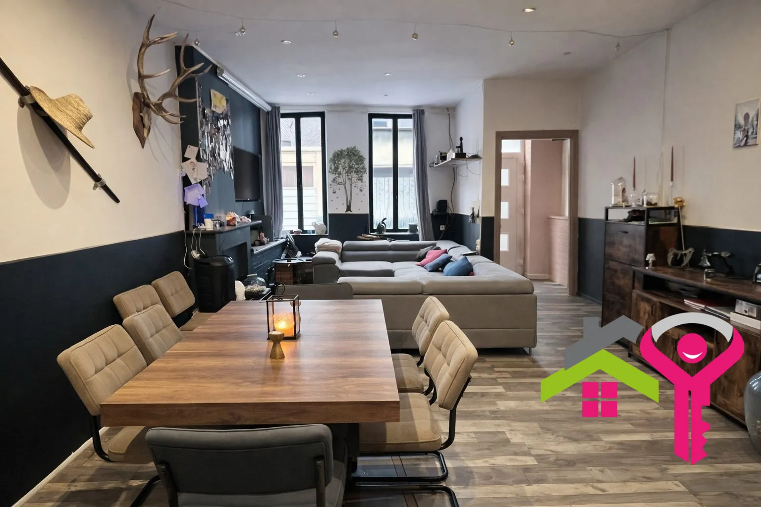 Belle maison de ville spacieuse avec 3 chambres à Denain