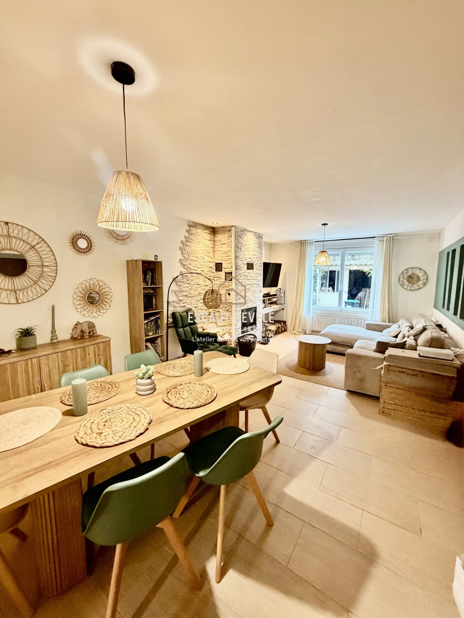 Maison à vendre à Raismes avec jardin et potentiel de rénovation