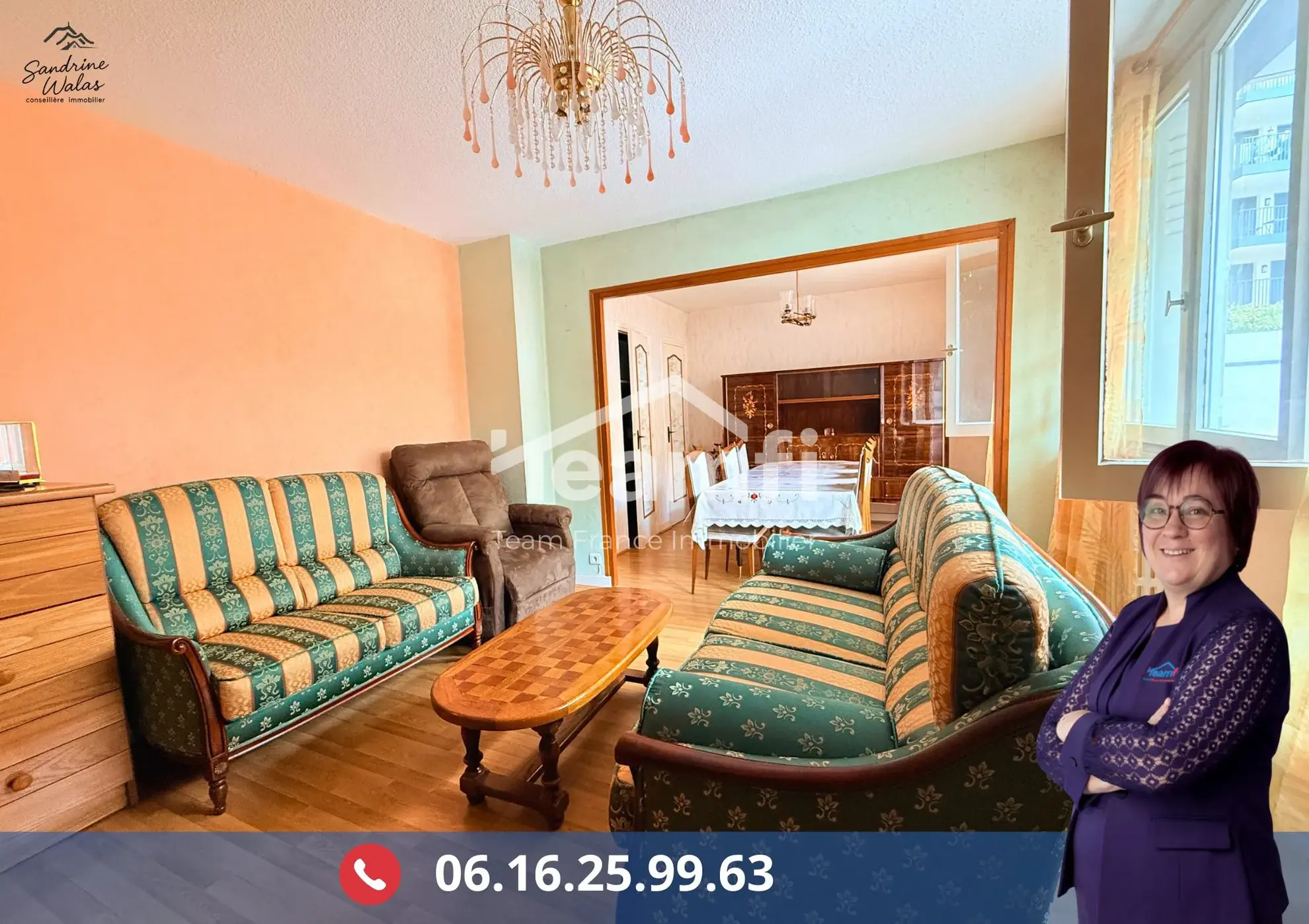 Appartement T3 de 63 m² avec cave à Clermont-Ferrand secteur Carmes/Delille