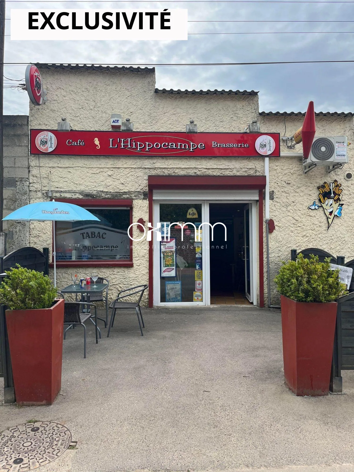À vendre murs et fonds de commerce à Dury (62) – établissement multi-activités