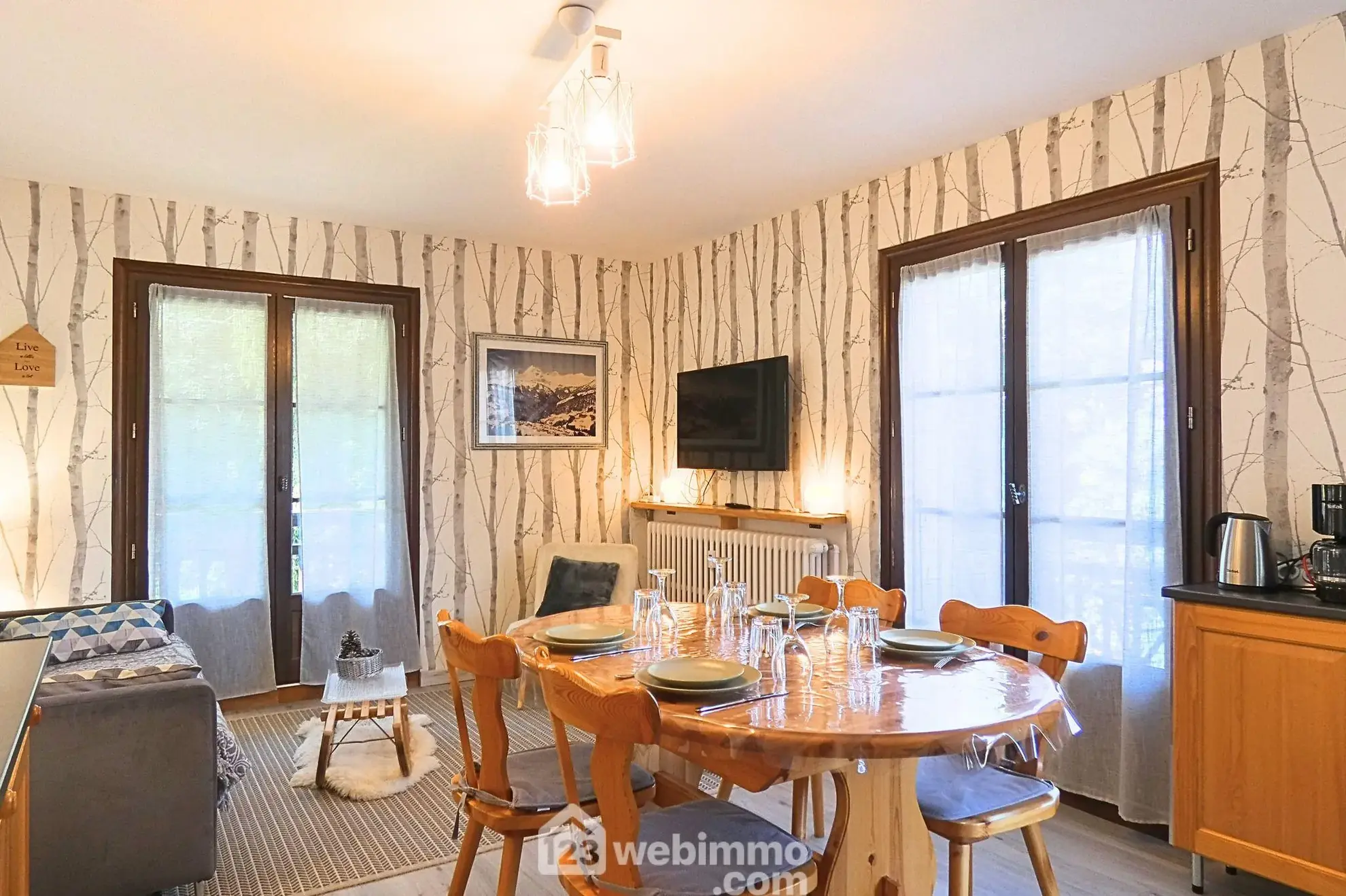 Appartement lumineux de 36,66 m² à Crest-Voland, près des pistes de ski