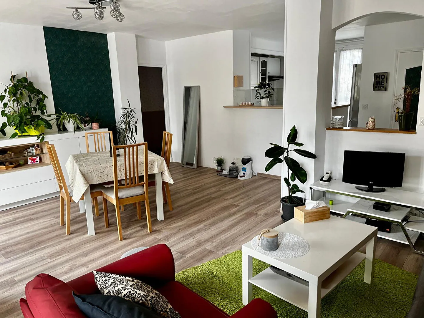 Appartement 3 pièces rénové avec balcon et parking à Gap