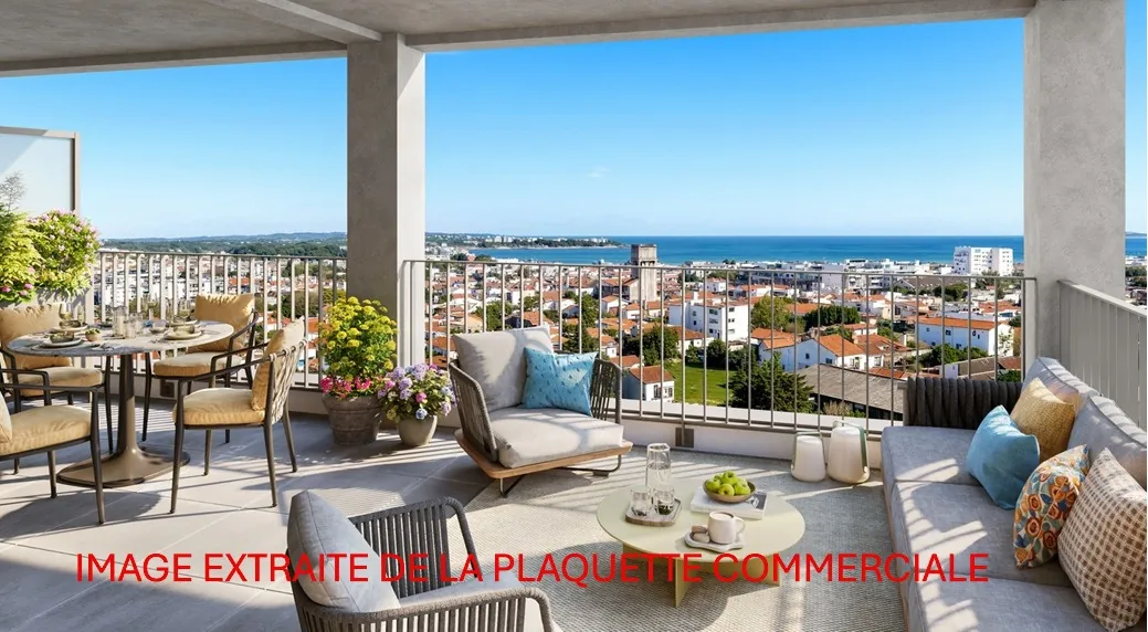 Appartement T2 neuf à Royan avec balcon et parking, livraison en 2028
