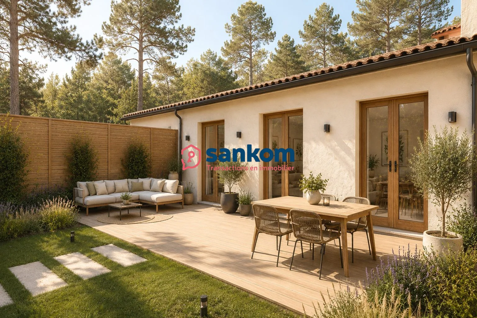 Maison plain-pied à personnaliser avec jardin et carport à Chaspinhac