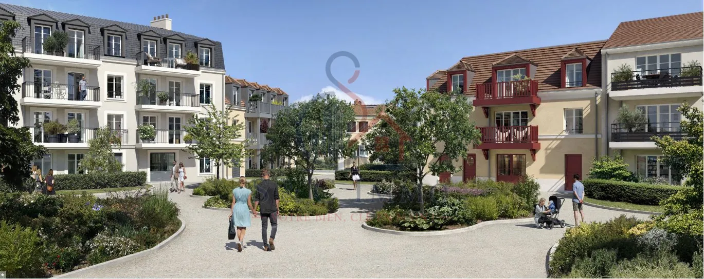 Appartement T1 neuf à vendre à Gagny avec balcon et parking intérieur