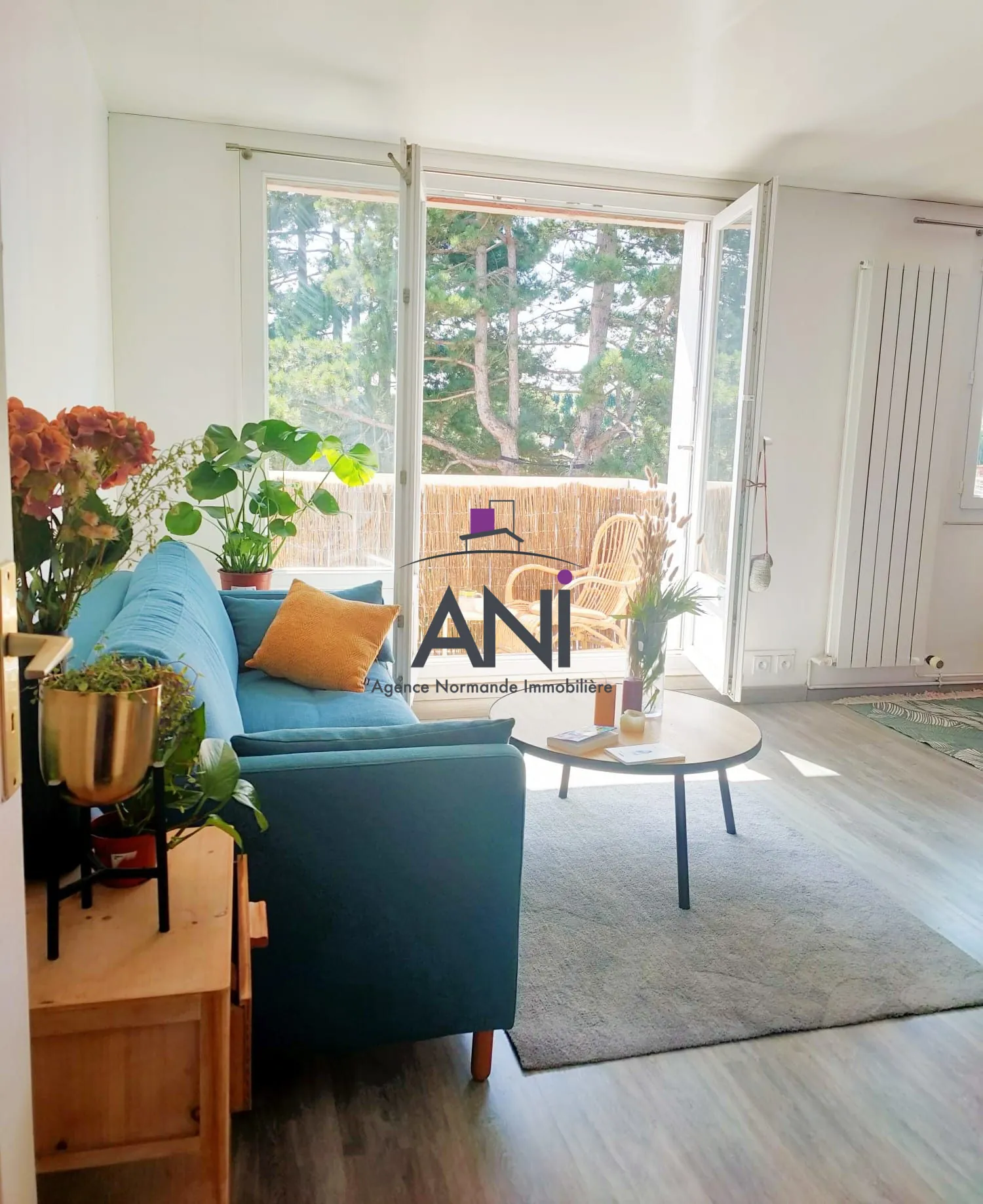 Studio à vendre à Janval, Dieppe - Charmant et lumineux avec balcon et parking