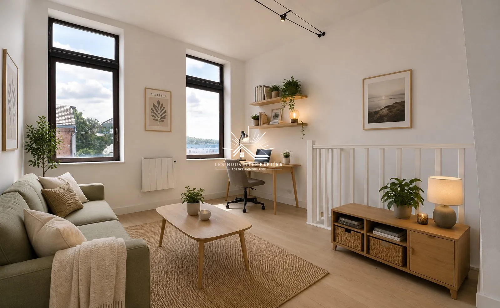 Maison de 40 m² à Lille Montebello, 1 chambre, cave aménageable, parfait investissement ou résidence principale