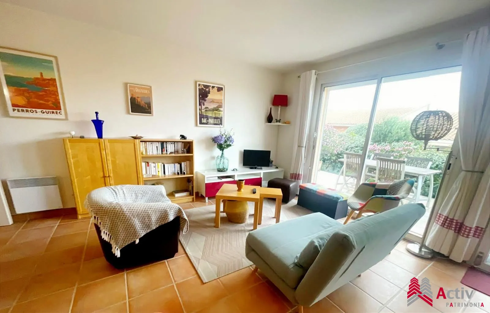Appartement T3 en rez-de-chaussée avec terrasse, vue mer et piscine à Fitou