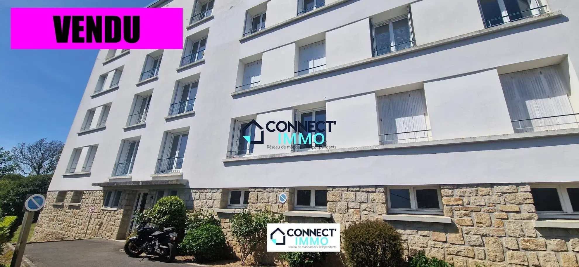 Vente appartement T4 à Morlaix – dernier étage avec vue dégagée