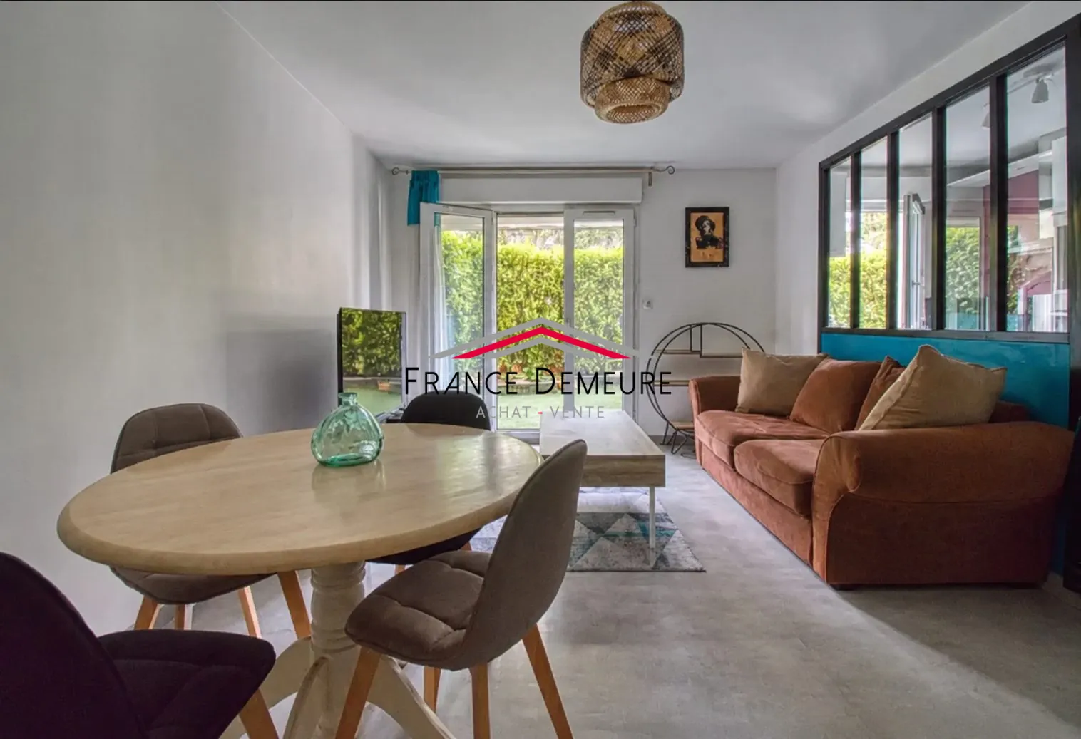 Appartement 2 pièces avec jardin privé à Herblay-sur-Seine, proximité Gare