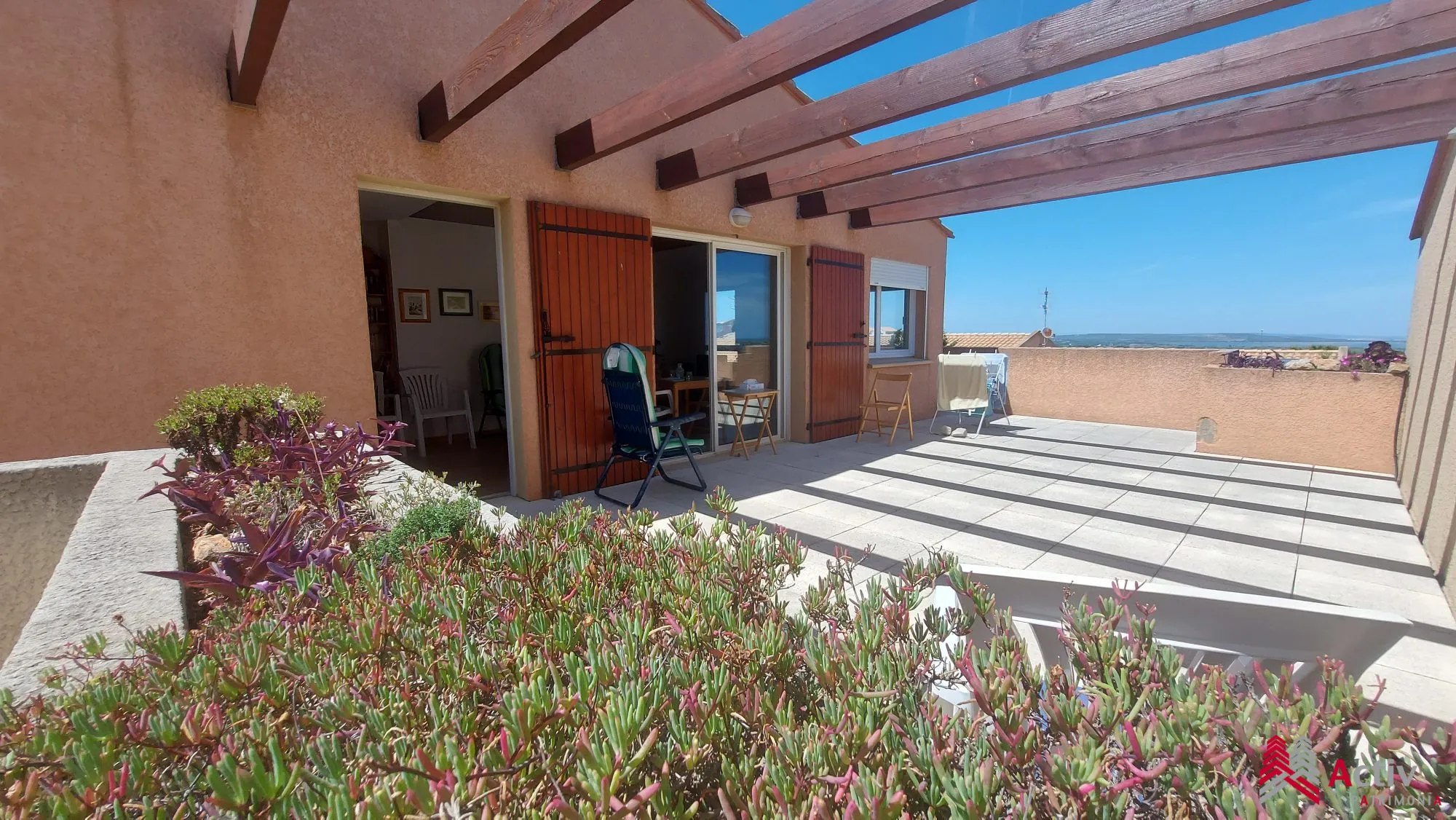 Appartement T3 avec Vue Mer à vendre à Fitou, résidence avec piscine