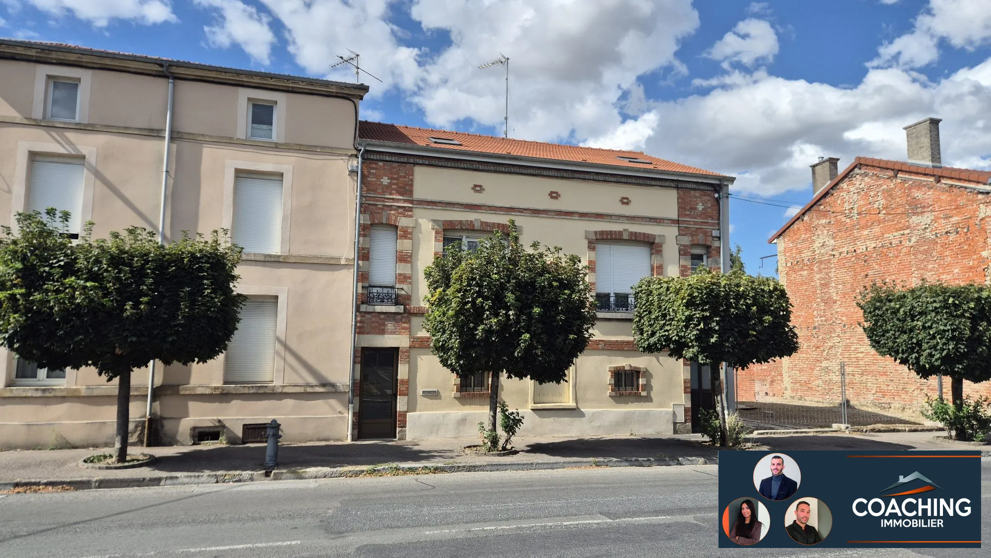Maison à vendre avec sous-sol, jardin et garage à Sermaize-les-Bains