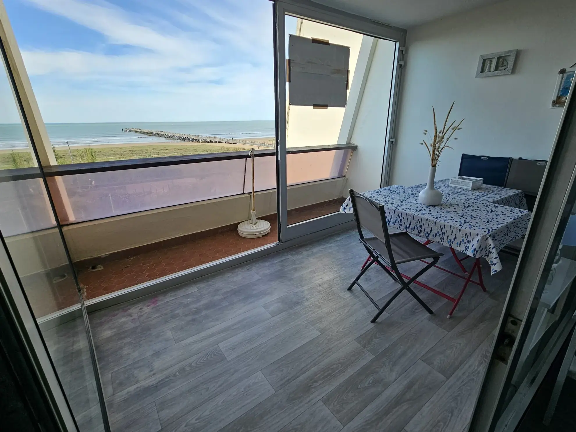 Studio face mer à Saint-Jean-de-Monts avec loggia et parking privé