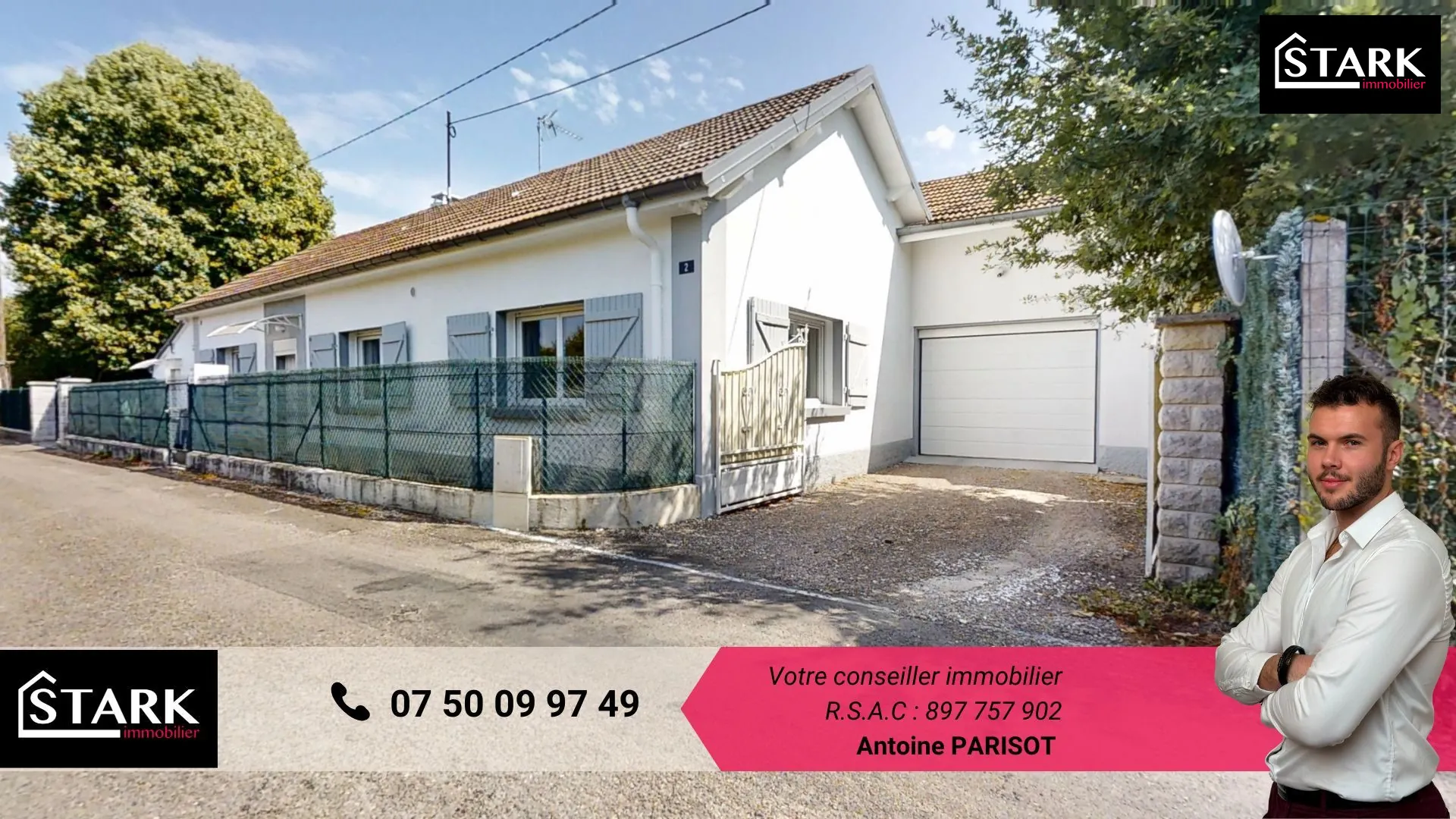 Belle maison de plain-pied à Lure de 118 m² avec jardin et garage