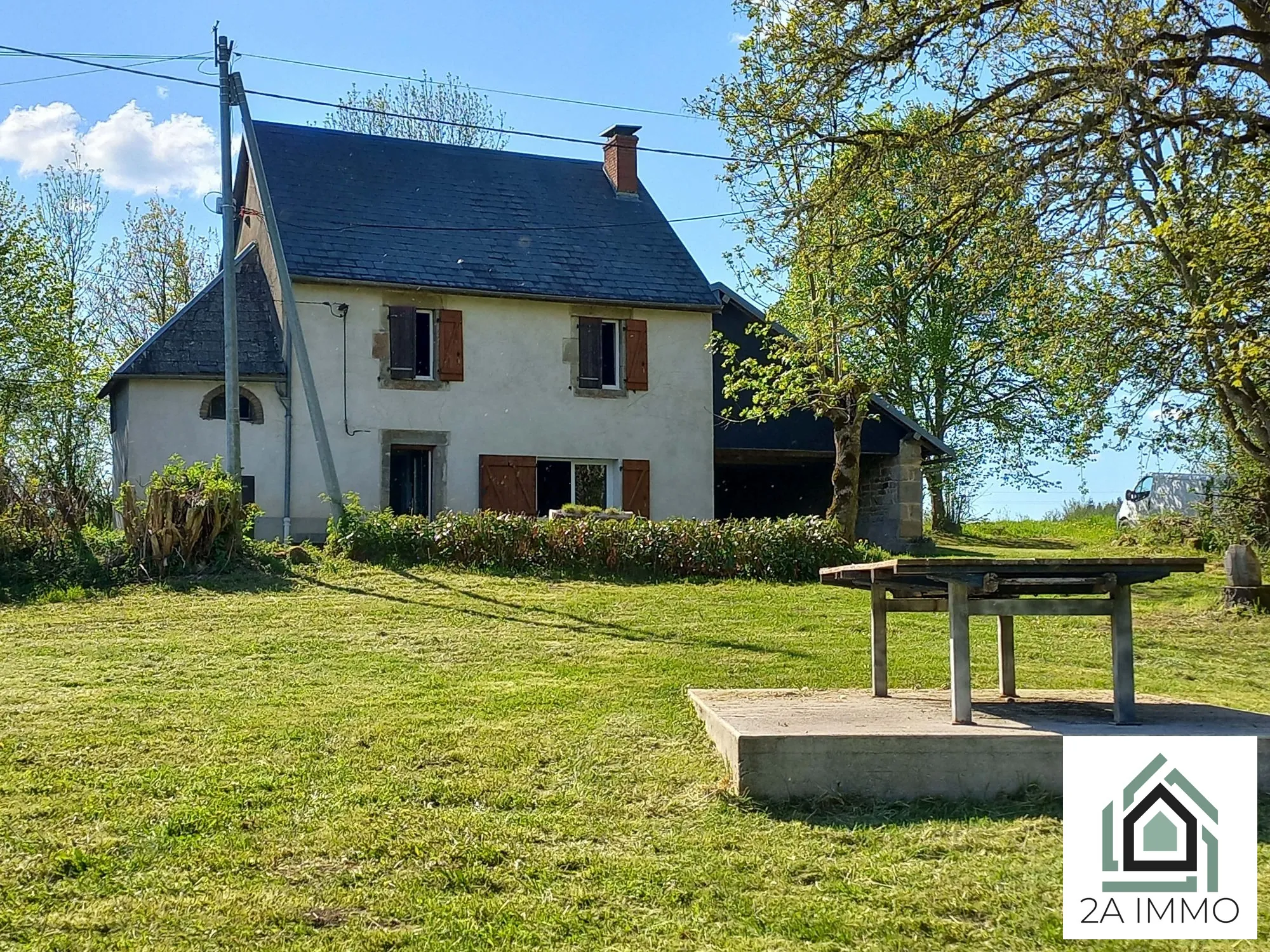 Charmante maison de campagne avec terrain à Espinasse - Idéale résidence secondaire