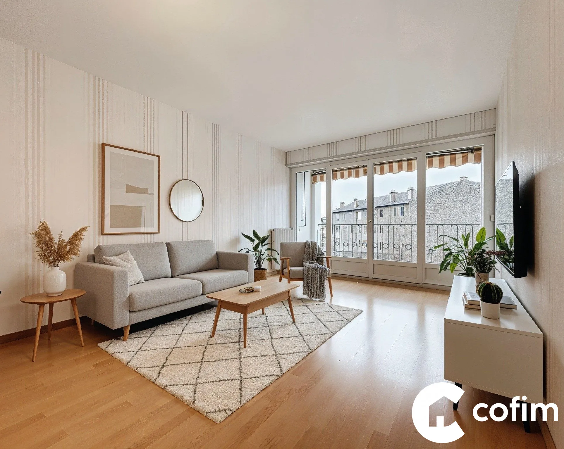 Appartement T4 à Pau de 96 m² avec cave et garage, vue Pyrénées