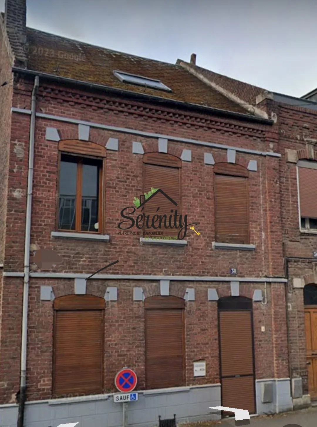 Maison à vendre à Cambrai, centre-ville, 4 chambres, jardin et terrasse