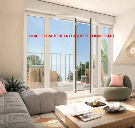 Appartement T2 à Gonesse - Livraison 2028, parking inclus, 44,26 m²